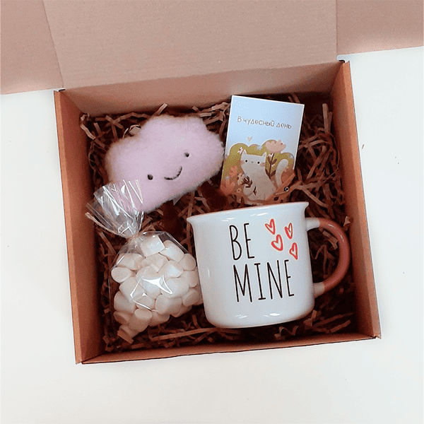 кружка розовая