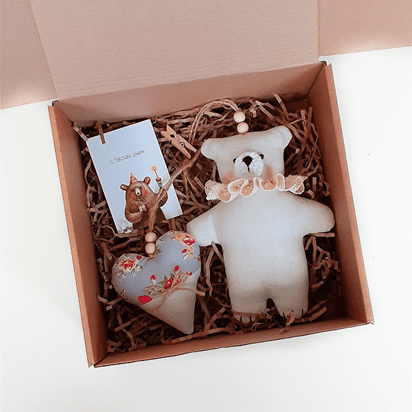 мишка ручной работы